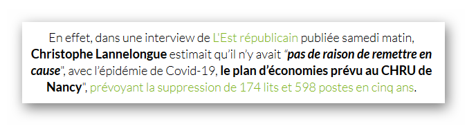 Extrait d'article du Lorrrain